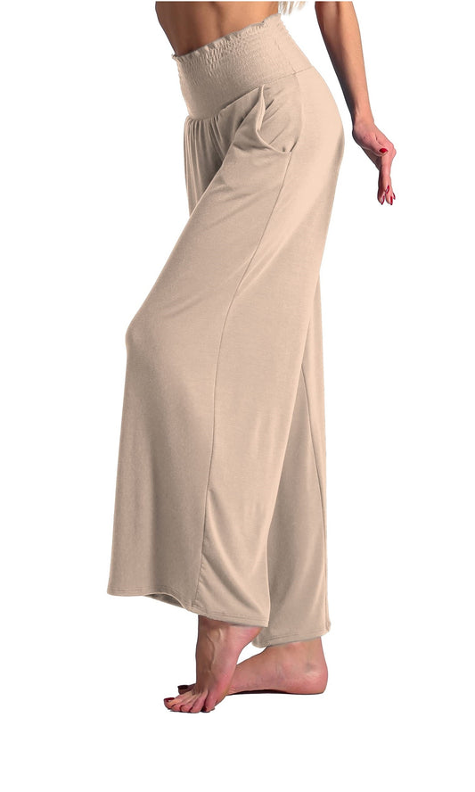 Pleated Wide Leg Pants