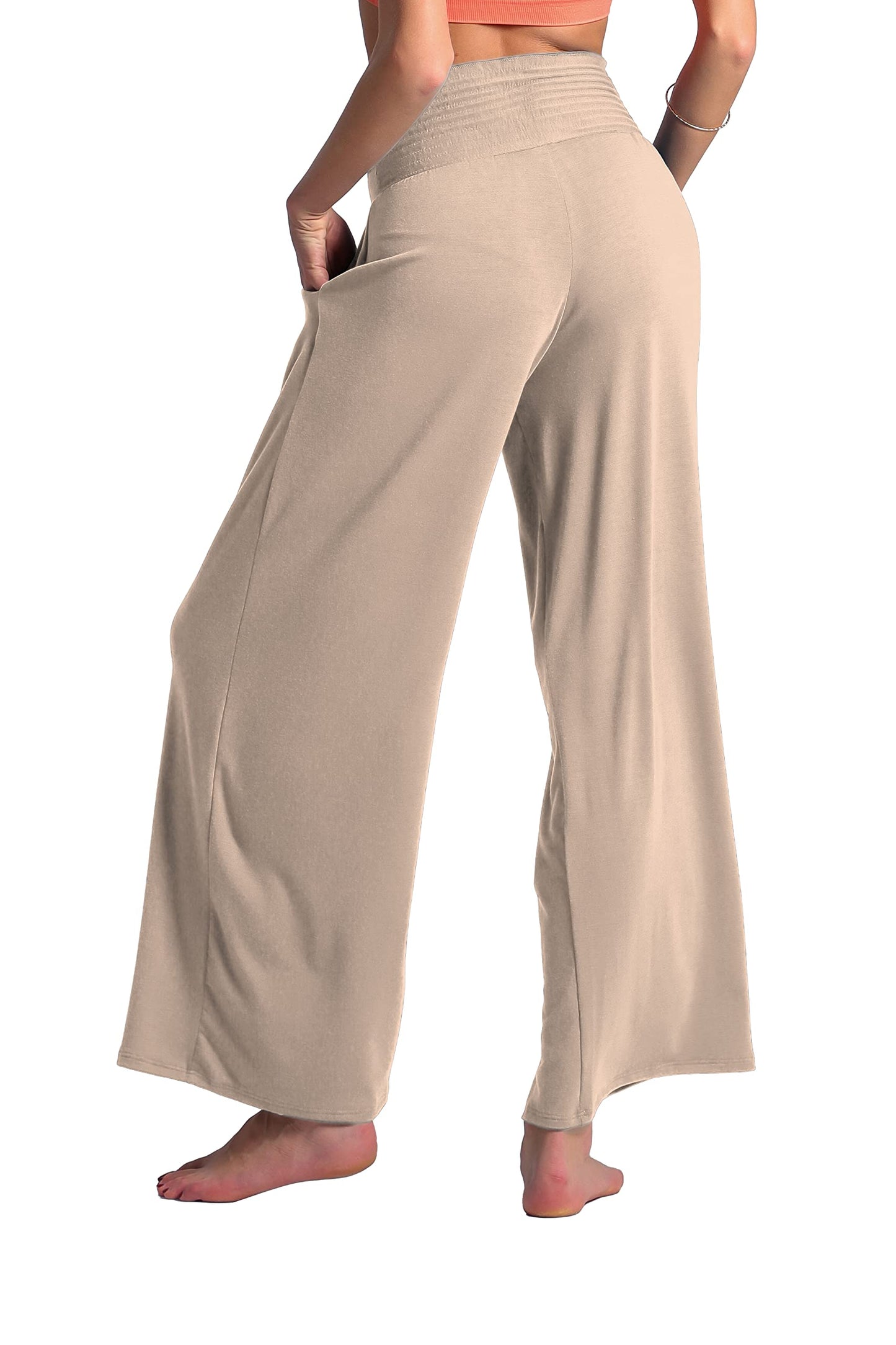 Pleated Wide Leg Pants